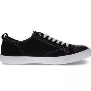 NEW Levi’s Men’s Anikin Low Top Black Lace Up‎ Canvas Sneaker Shoe Size 10 NWT
